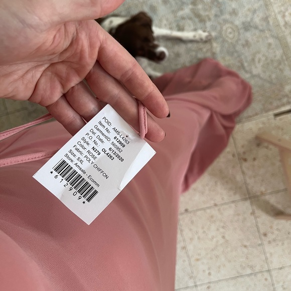 Custom rose Amsale bridesmaid dress 💞 - Picture 4 of 4